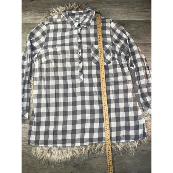 Croft & Barrow women’s grey flannel - Picture 3 of 8